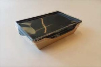 Салатник с прозрачной крышкой «Black Edition»
